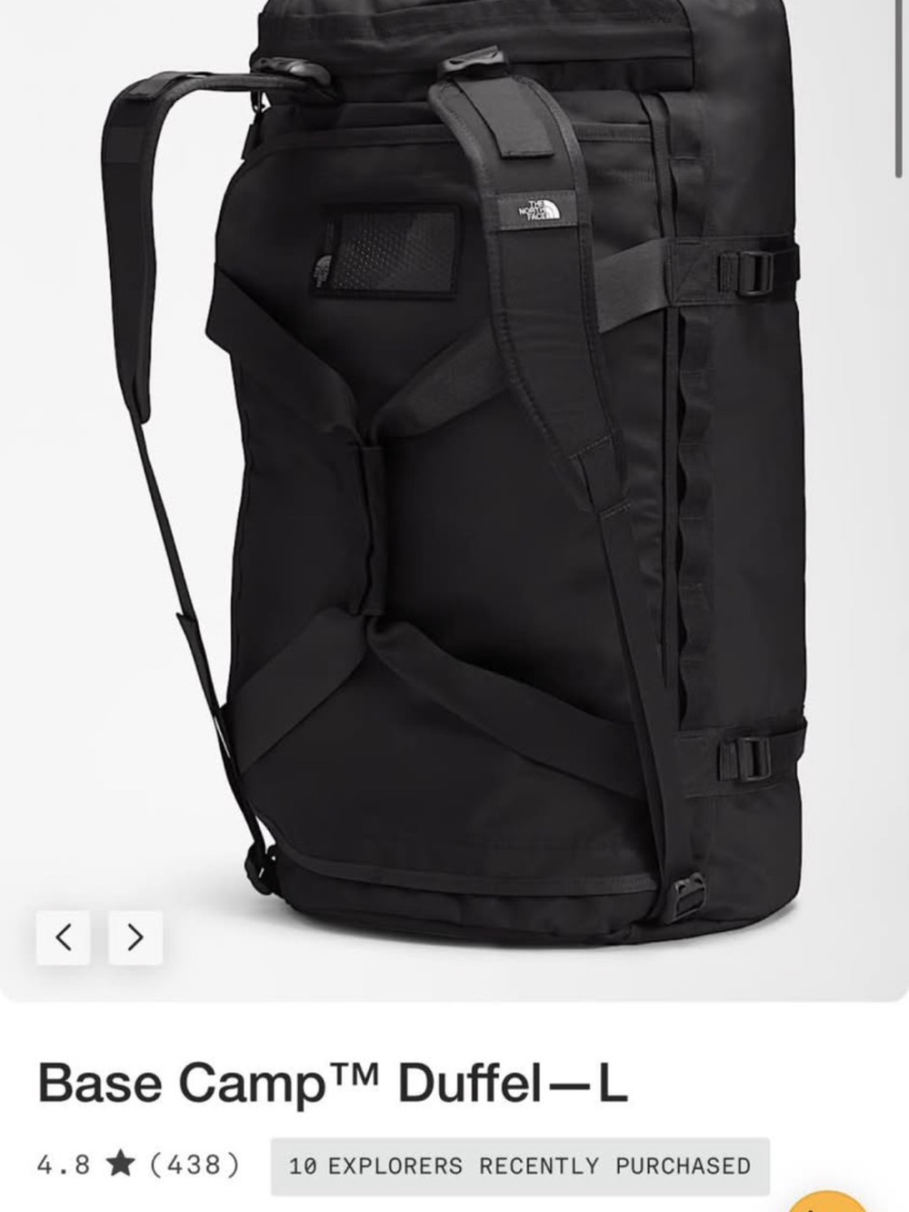 The North Face Base Camp Duffel Large - Black